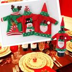 Ugly Christmas Wine Bottle Covers - 3 Pack