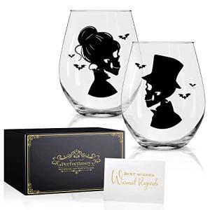 Skull Wine Glass Set for Unique Gifts