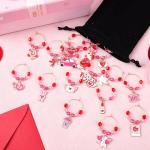 24pc Valentine's Wine Charms for Glasses