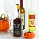 Hand Blown Glass Pumpkin Wine Bottle Stoppers