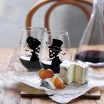 Skull Wine Glass Set for Unique Gifts