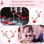 24pc Valentine's Wine Charms for Glasses