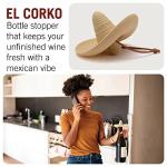 Sombrero Silicone Wine Stopper for Freshness
