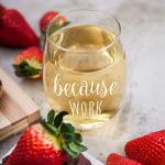 Funny Stemless Wine Glass - Great Gift Idea