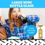 BigMouth Wine Bottle Glass – Fun Drinkware