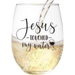 Personalized Friendship Wine Glasses - 15 oz Black