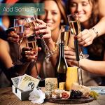 Funny Wine Coasters with Holder for Wine Lovers