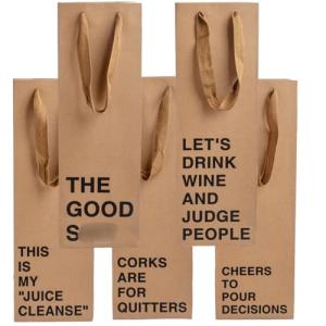Snarky Wine Gift Bag Set for Celebrations