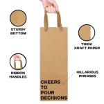 Snarky Wine Gift Bag Set for Celebrations