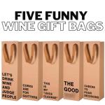 Snarky Wine Gift Bag Set for Celebrations