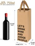 Snarky Wine Gift Bag Set for Celebrations