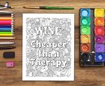 Wine Life: Snarky Coloring Book for Adults