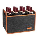12-Bottle Insulated Wine Tote for Travel