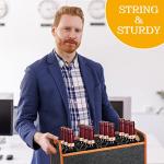 12-Bottle Insulated Wine Tote for Travel