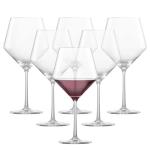 ZWIESEL GLAS Pure Pinot Noir Red Wine Glasses Set of 6 | Affordable High-End Crystal Stemware for Red Wine