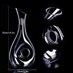 Premium Crystal Red Wine Decanter - 1.2 Liters