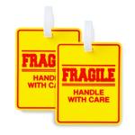  Large Fragile Luggage Tags - Set of 2