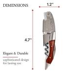 Barvivo Double Hinged Corkscrew Wine Opener