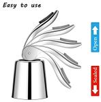Stainless Steel Wine Stoppers Set of 2