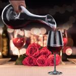 Premium Crystal Red Wine Decanter - 1.2 Liters