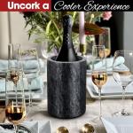 Flexzion Marble Wine Chiller - Stylish Cooler & Holder
