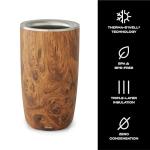 S'well Teakwood Wine Chiller, 750ml Insulated Container