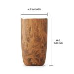S'well Teakwood Wine Chiller, 750ml Insulated Container