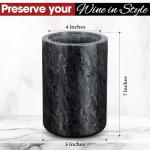 Flexzion Marble Wine Chiller - Stylish Cooler & Holder