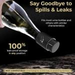 Set of 2 Vacuum Wine Stoppers for Freshness