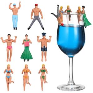 Wine Glass Charms - 8 Fun Drink Markers