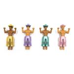 Disco Cowboys Wine Glass Charms - 4 Count