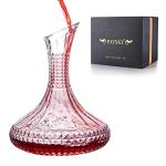 Hand Blown Crystal Wine Decanter for Wine Lovers
