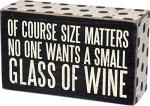 Primitives by Kathy Polka Dot Wine Box Sign