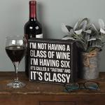 Primitives by Kathy Classy Box Sign, 7 x 6.5-Inches