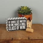 Primitives by Kathy Polka Dot Wine Box Sign