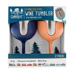 Life is Better Campsite Wine Tumblers - 2 Pack