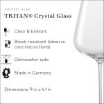 ZWIESEL GLAS Vervino Allround Universal Wine Glasses Set of 6 | Best Multi-Purpose Crystal Stemware for Red & White Wine