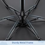 Compact Travel Umbrella for Sun and Rain