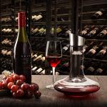 Lead-Free Crystal Wine Decanter with Aerator
