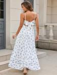 Blue Floral Maxi Dress for Summer Adventures