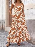 Floral Sleeveless Maxi Dress for Wine Tasting | Elegant Vineyard Outfit