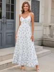 Blue Floral Maxi Dress for Summer Adventures
