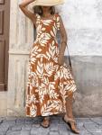 Floral Sleeveless Maxi Dress for Wine Tasting | Elegant Vineyard Outfit