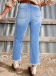 Stylish High Waisted Flared Baggy Jeans for Wine Tasting | Chic Vineyard Pants Outfit for Women