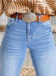Stylish High Waisted Flared Baggy Jeans for Wine Tasting | Chic Vineyard Pants Outfit for Women