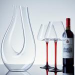 Luxurious U-Shaped Crystal Wine Decanter
