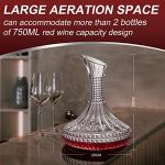 Hand Blown Crystal Wine Decanter for Wine Lovers