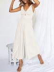 Women’s Summer Wide Leg Jumpsuit for Wine Tasting | Elegant Vineyard Outfit