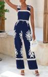 Boho Summer Jumpsuit with Pockets for Wine Tasting | Casual Chic Vineyard Outfit