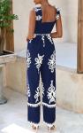 Boho Summer Jumpsuit with Pockets for Wine Tasting | Casual Chic Vineyard Outfit